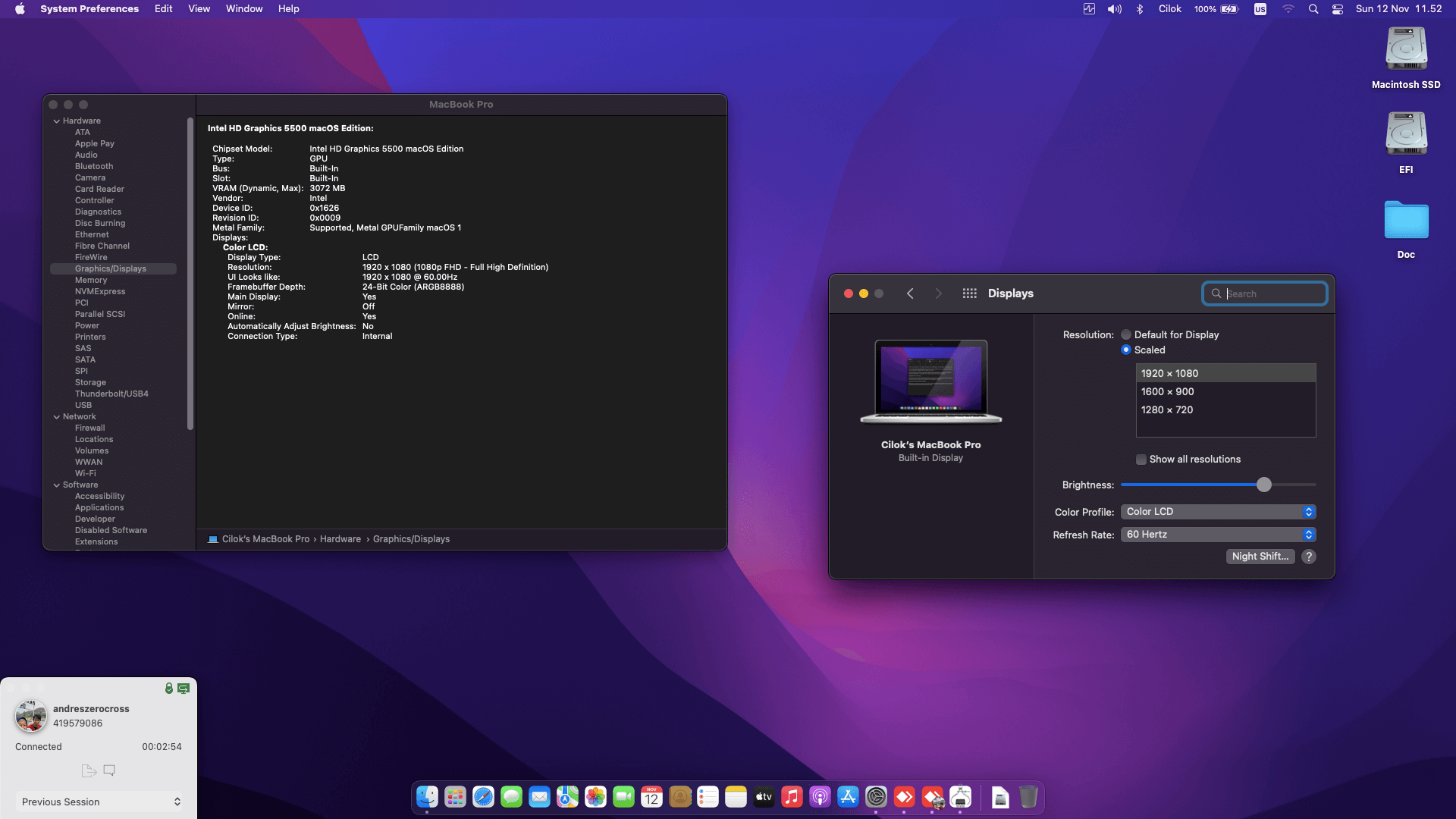 Panasonic Toughbook CF MX4 Touchscreen [Broadwell   Intel HD 5500 + PS2]   OpenCore 1